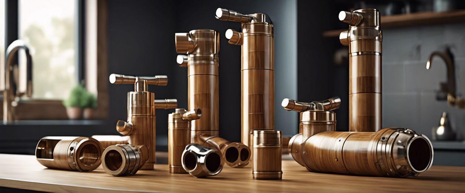 Bamboo plumbing materials