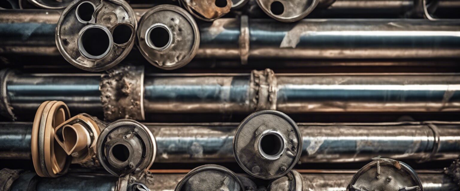 Recycled metal pipes