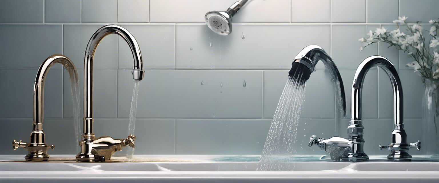Comparison of traditional and low-flow showerheads