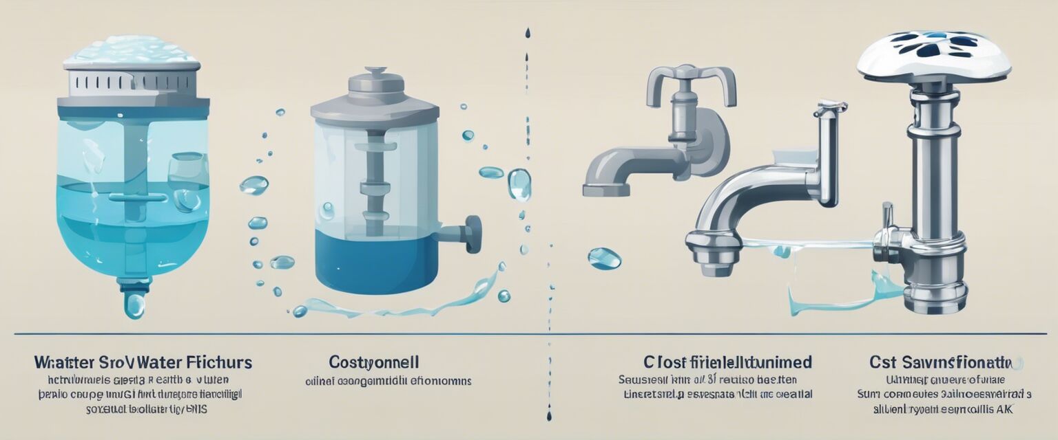 Water-Saving Fixtures Infographic